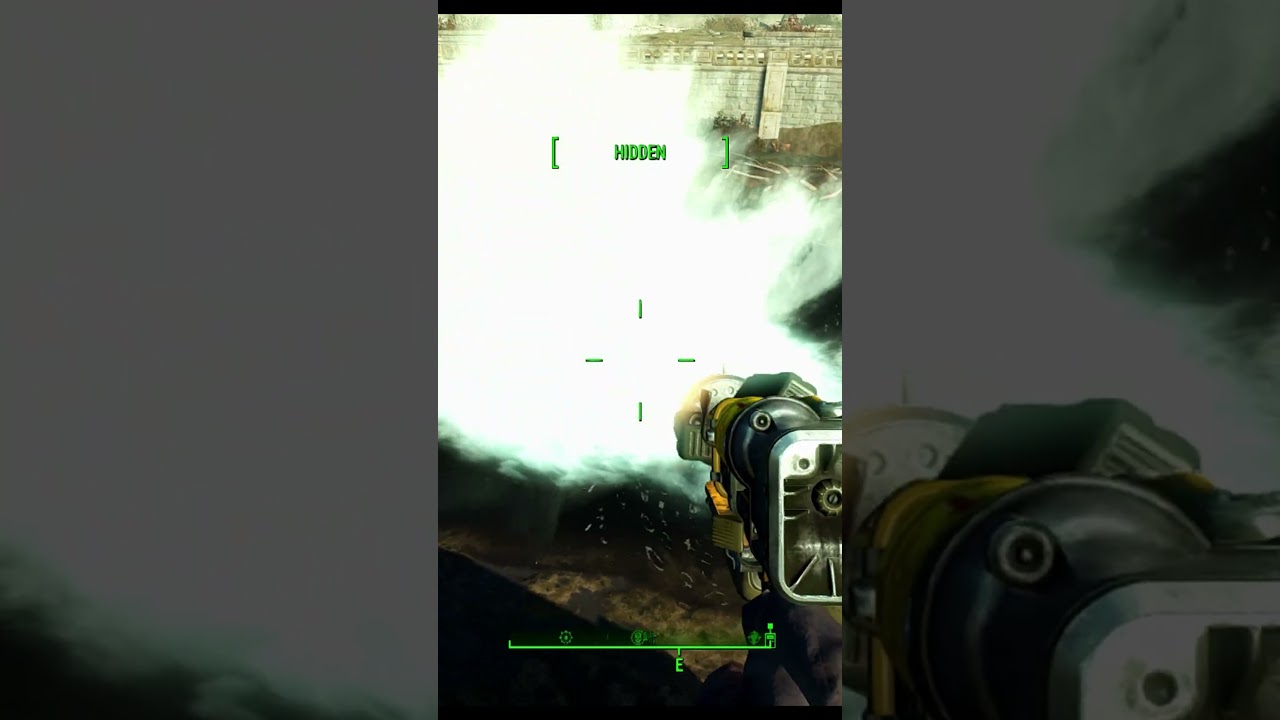 Fallout 4 Tiny gun = BIG SPLASH #gaming  #falloutseries #fallout #gameplay