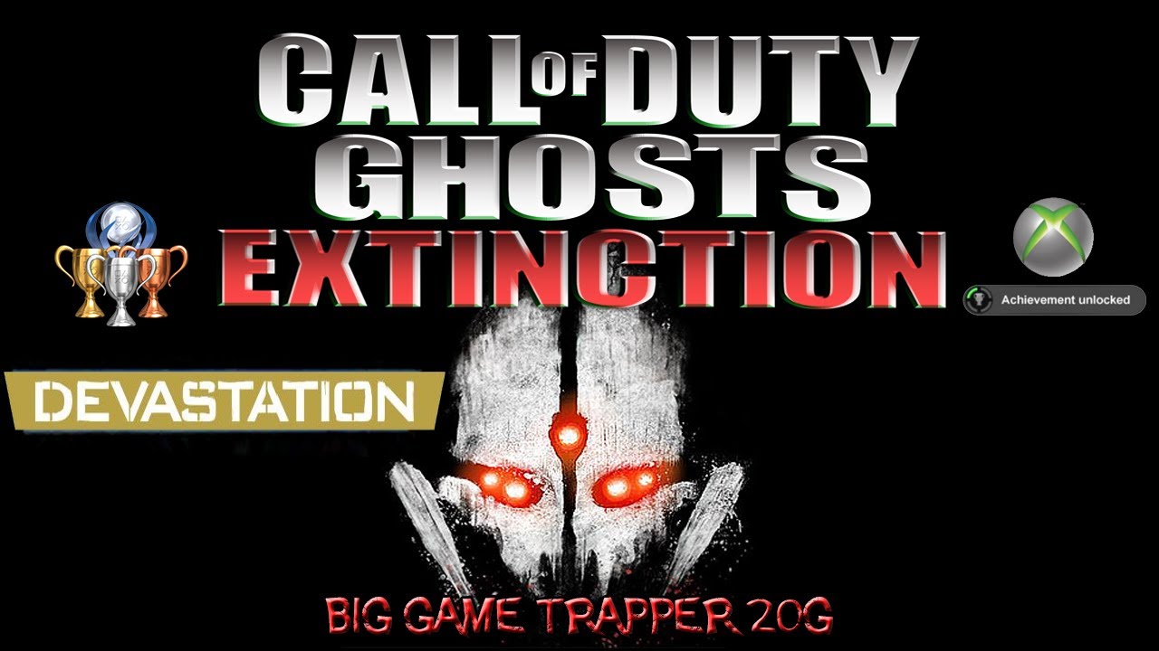 COD Ghosts Extinction Mayday Ep2 - Big Game Trapper 20G Achievement