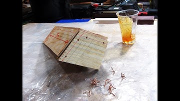 Stitch and glue boat-building: external epoxy fillets; mockup part 3 (Pasja 400 dinghy)