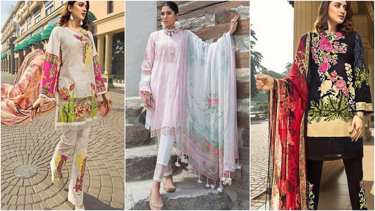Pure Cotton Causal Wear Pakistani Dresses Design ideas 2020 | By ...