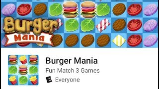 Burger Mania (mobile match 3 game) JUST GAMEPLAY! screenshot 4