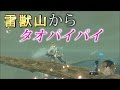 雷獣山から桃白白してブーメラン投げて返ってくるのか？(没シーン)【ゼルダの伝説ブレスオブザワイルド】検証　実況