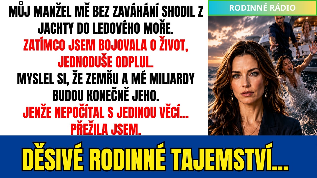 Mořská voda mi vřítila do úst a těžké oblečení mě táhlo ke dnu. Ještě před chvílí jsem stála na palubě manželovy jachty, teď jsem se zmítala v černé ledové tmě a nad hladinou se vzdalovala loď, ze...