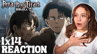 SO THIS IS LEVI | ATTACK ON TITAN | Reaction 1X14