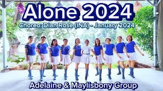 Download lagu Alone 2024 - Line Dance - Choreo:Dian Rose (INA) - January 2024