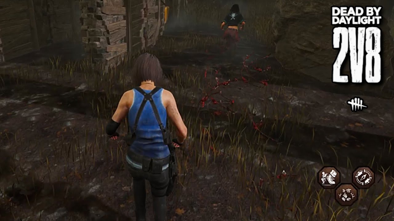 Dead by Daylight - 2 Vs 8 with Jill Valentine Survivor Victory ...