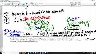 1 sample t test matched pairs video 2