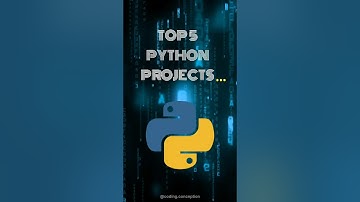 Top 5 Python Projects| #shorts #python #coding #programming #projects #viral #top5 #trending #learn