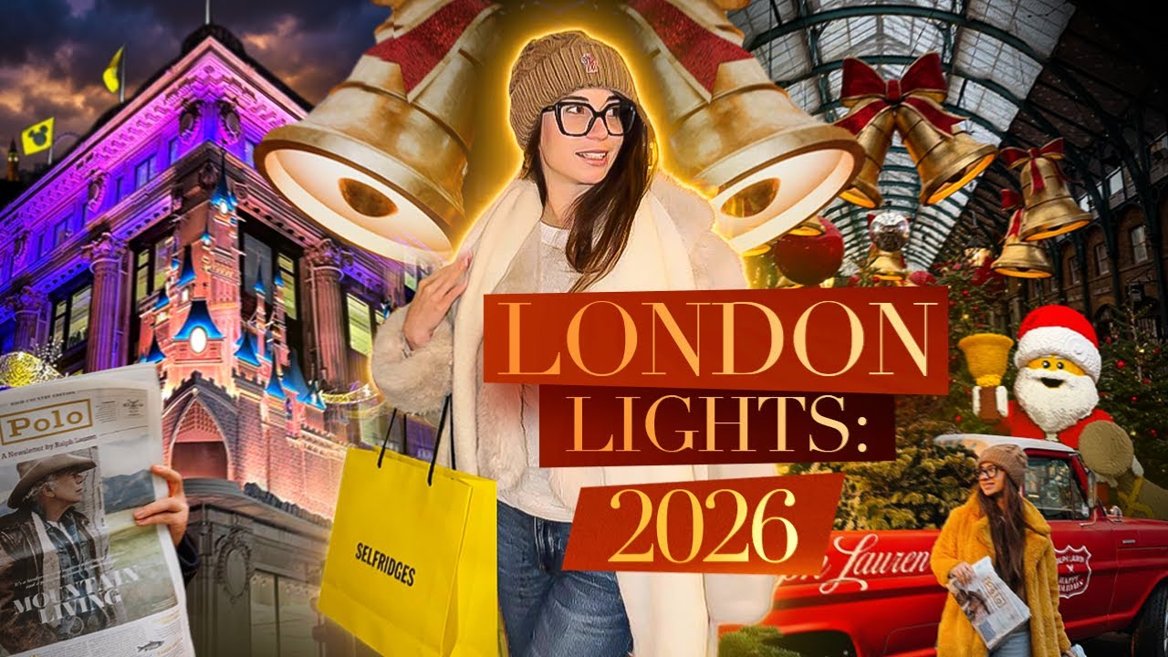 Влог из Лондона | Рождественские декорации 2026 Sloane Square, Covent Garden, Oxford Street 