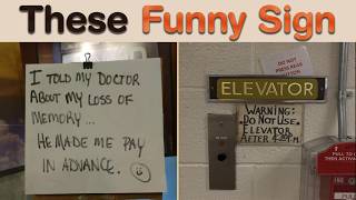 These Funny Signs | Real-Life Public Signs That Prove Reality Is Funnier Than Fiction || Sign Hub