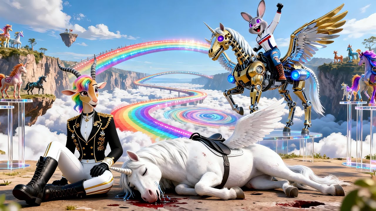 🏁⚡ The Ultimate Rescue, Rescuing Judy Hopps from Gazelle in Unicorn Racing | Zootopia 2