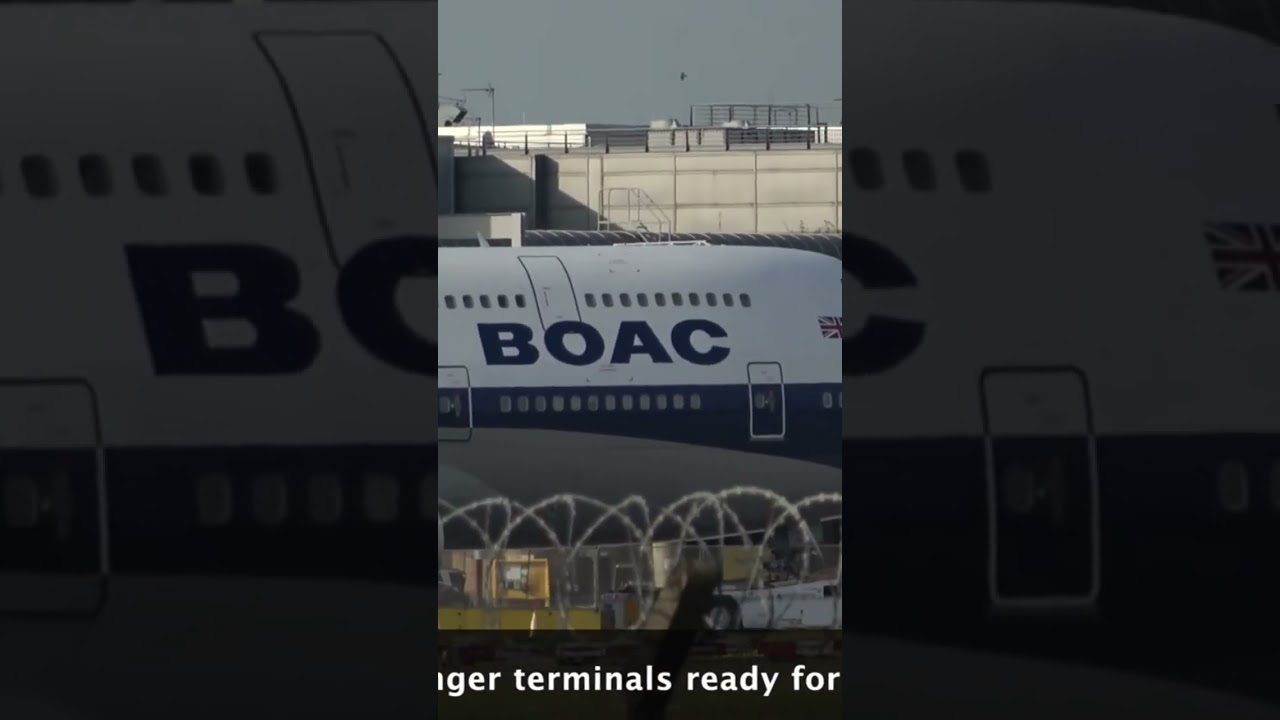 BOAC retro 747. Morning tow to Terminal 5. Miss this bird…