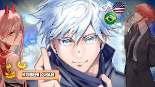 Chainsaw react Satoru Gojo -Denji as Gojo|Jujutsu Kaisen |TikToks 🇺🇲🇧🇷Br-EUA