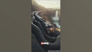 Nature Travel I carpet python is wrapped around a train  #trending #python #snake #shorts #train