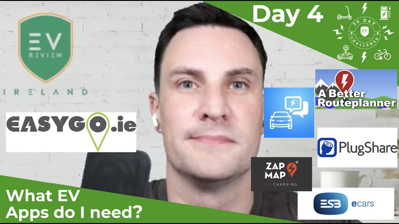What Apps do I need as an EV Driver? Day 4 EV Review Ireland 30 Day