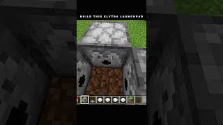 EASY ELYTRA LAUNCHPAD || #viral #shorts #minecraft