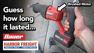 I tried FOUR Bauer 20v Recip Saws - Only ONE was any good - Harbor Freight Power Tool Review