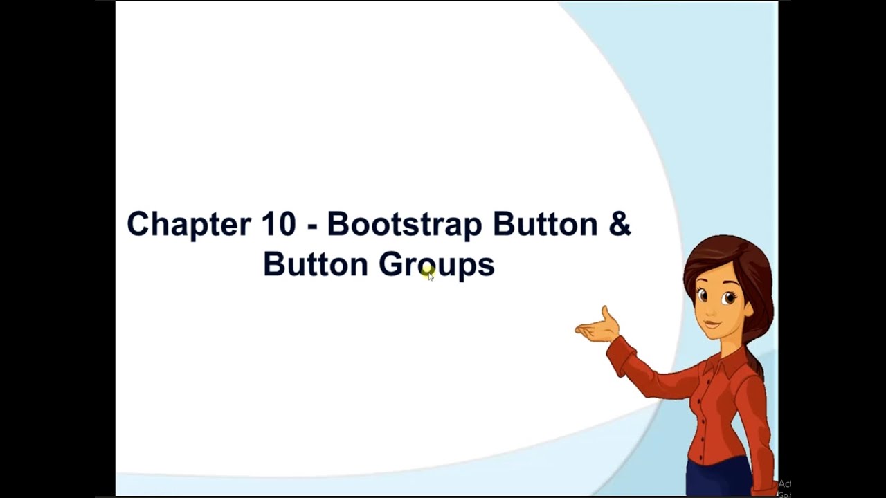 Bootstrap Button and Button Groups in Hindi - YouTube