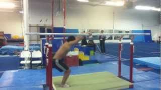 Peach to Handstand - Parallel Bars
