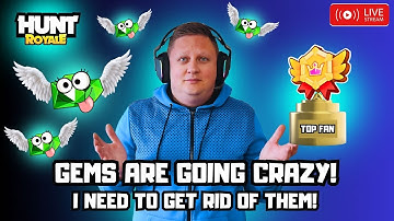 🔴 LIVE! - HUNT ROYALE! FAST ADF GRIND! HELPING VIEWERS! GEMS AND VIP PASS GIVEAWAYS!