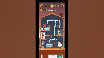 Home Pipe Rescue Gameplay Walkthrough Level 178 Android/ios (Husband wife Game )