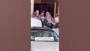 Canadian Singer Bryan Adams Snapped At The Private Airport In Mumbai Bryanadams Buzzzooka Events 
