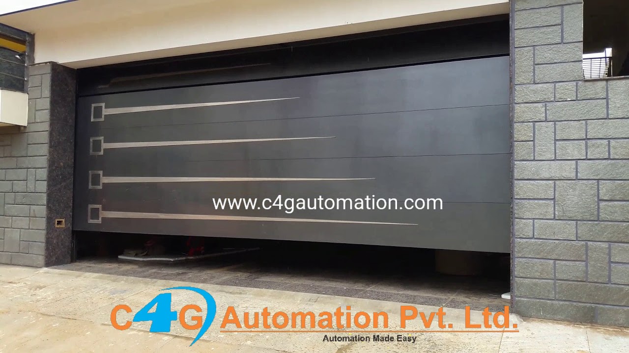 Remote Control Sectional Garage Doors India Bangalore YouTube