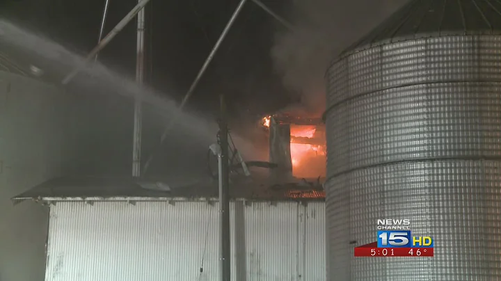 Massive fire destroys part of Pierceton feed mill