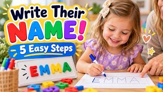 How to Teach Your Child to Write Their Name | 5 Easy Steps