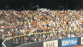 20130910 巨人チャンステーマ「勝ち取れ！」　＠新潟