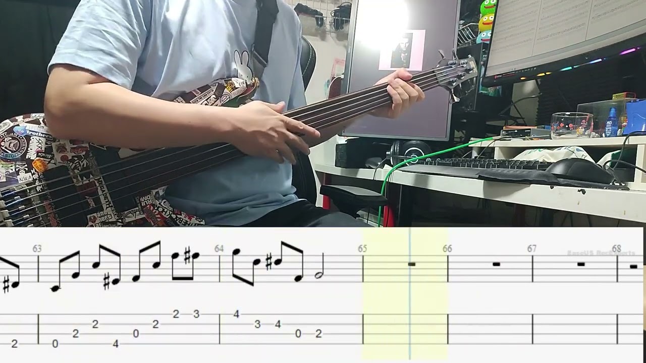 Sting - Englishman In New York Bass cover 【tab】