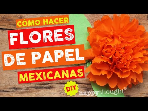 Cómo hacer una flor de papel muy fácil - Pequeocio