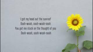 Nicky Youre, dazy   Sunroof Lyrics i got my head out the sunroof