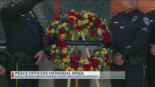 Peace Officers Memorial Week: Law enforcement departments honor those who died in service