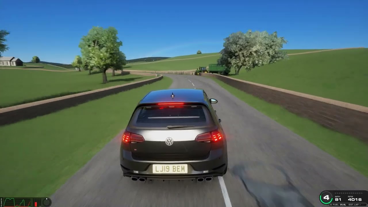 volkswagen golf mk7.5 R | asetto corsa | thrustmaster t300rs gameplay