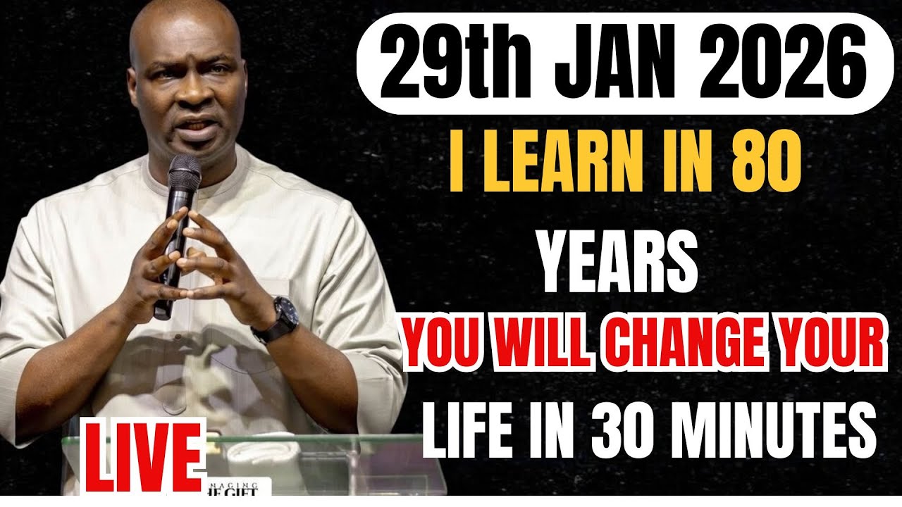 [Friday 30th JAN 2026] Your Life Changes When God’s Presence Goes With You | Apostle Joshua Selman