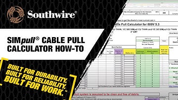 SIMpull® Cable Pull Calculator How-To