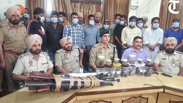 Amritsar: 4 gangsters among 16 held with arms & am...