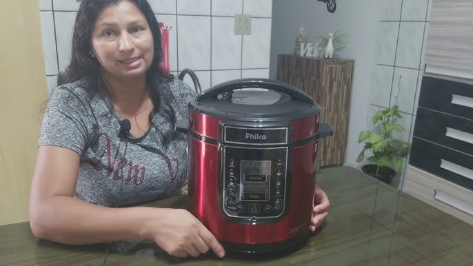 Panela de Pressão Elétrica Multifuncional Philco 5Litros 