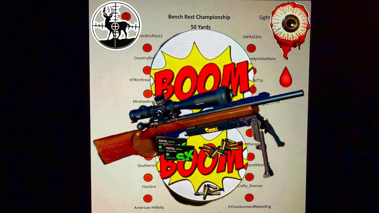 Bench Rest RimFire ​​Championship Challenge Motley Crew🧟‍♂️🧟‍♂️CZ457•V/ с зеленой коробкой @Booms...