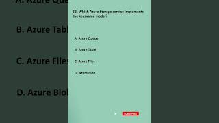 Azure Data Fundamentals DP - 900 Q 56 100% EXAM PASS