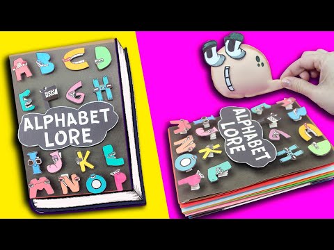 Alphabet Lore A - Z / Diy Alphabet lore Gaming book