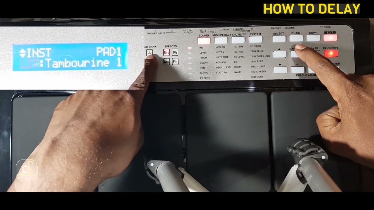 ROLAND SPD 20X HIDDEN FEATURES | PART 14 | How to set DELAY in ROLAND SPD 20X  | Effect Settings