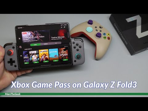 Xbox Game Pass on Galaxy Z Fold 3