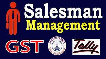 Salesman Management using Cost-Center in Tally ERP 9 under GST | Learn Tally GST