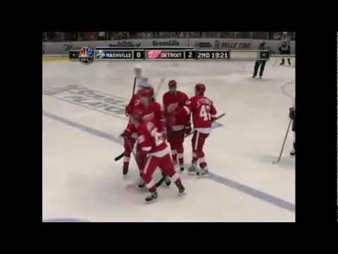 Nick Lidstrom: Every Goal from the 97/98/02/08 Pla...