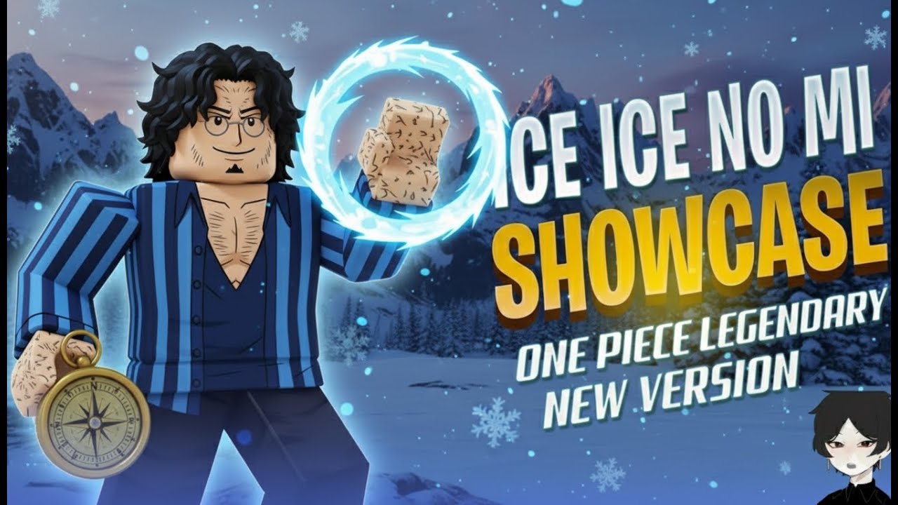 Ice Ice No Mi Full Power Showcase | One Piece Legendary New | Roblox Studio