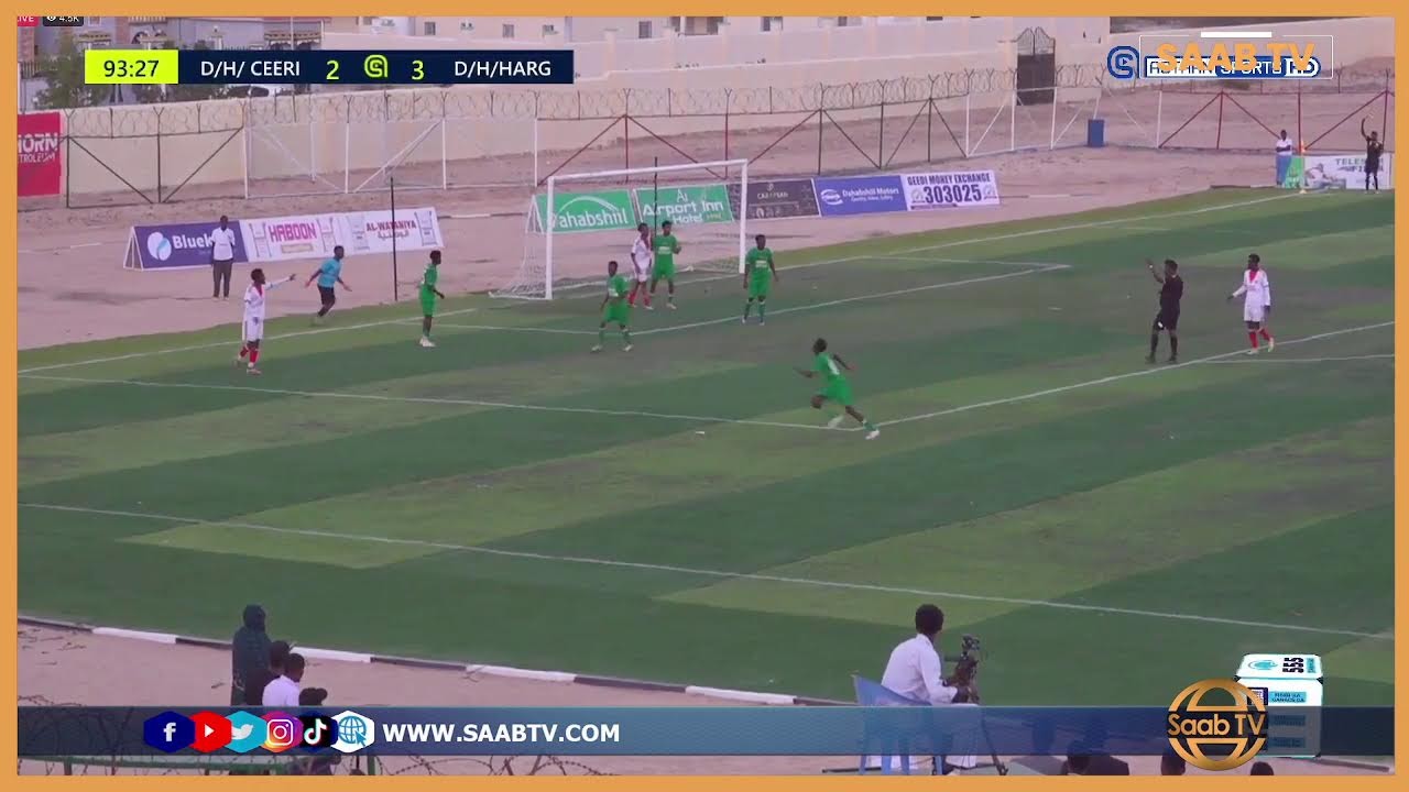 TOOS/LIVE: D/H/Ceerigaabo 🆚 D/H/Hargeysa | Somaliland Champions 2026