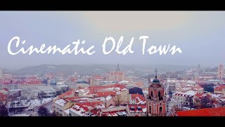 Vilnius, cinematic Old Town in 4k
