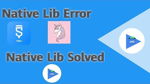 How To Solve Native Lib Error With .Aab Format